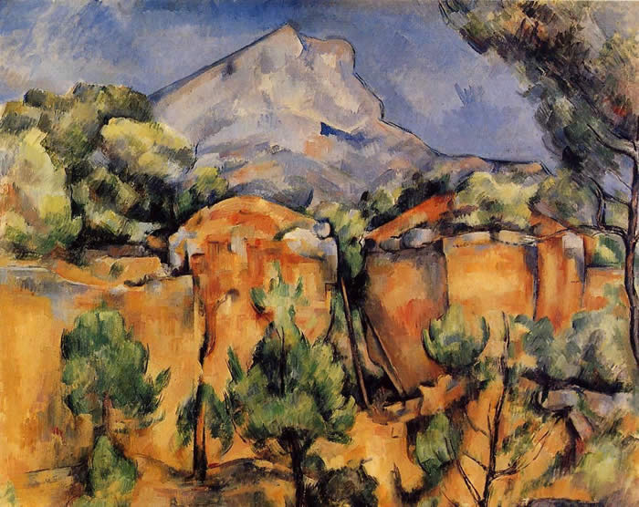 Cézanne: 'Mont Sainte-Victoire Seen from the Bibémus Quarry' (c. 1895-1899). Beeld Imageselect